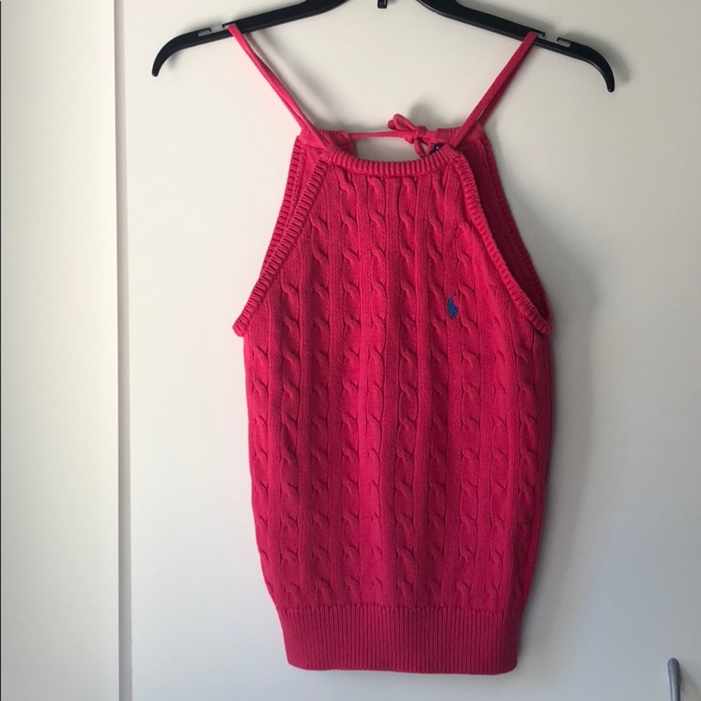 Pink Polo by Ralph Lauren Halter Top